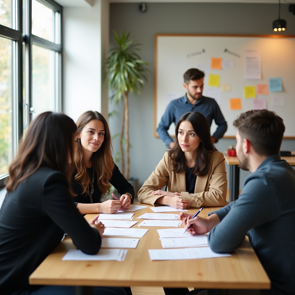 Процесс обучения на воркшопе