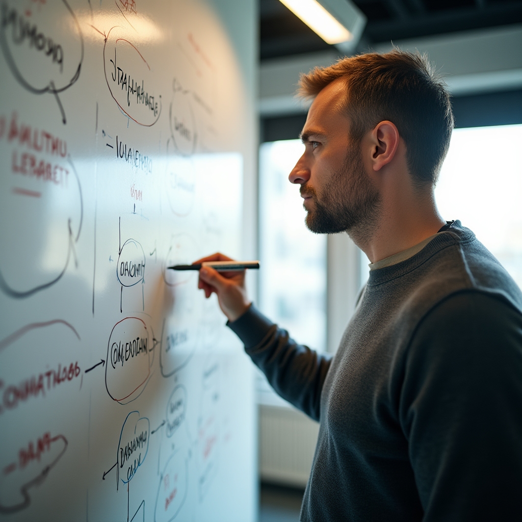 Разбор методологии обучения на доске